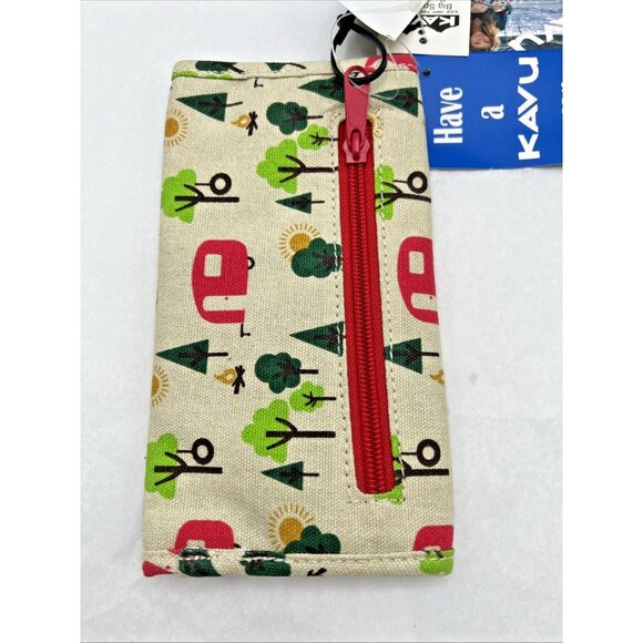 KAVU Big Spender Trifold Wallet Campsite RETIRED Camping Hiking RV - Picture 3 of 6